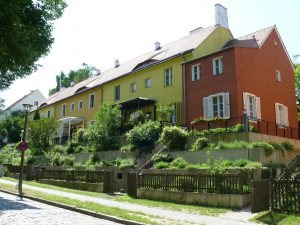 베를린 팔켄베르크의 "물감통" 전원주택단지. 브루노 타우트 1913년 작